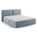 Světle modrá boxspring postel s úložným prostorem 180x200 cm Arendal – Cosmopolitan Design