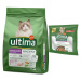 Ultima Cat granule + Ultima kapsičky zdarma - Hairball (7,5 kg) + hovězí a losos (4 x 70 g)