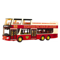 Dvoupatrový prohlídkový autobus 1:42 červený