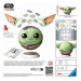 Ravensburger: Puzzle-Ball Star Wars: Baby Yoda s ušima 72 dílků