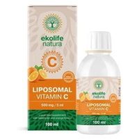 Ekolife Natura Lipozomální Vitamín C 500 mg 100 ml Pomeranč