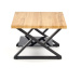 Halmar Konferenční čtvercový stolek Xena, přírodní dub