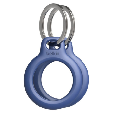 Belkin Secure holder pouzdro na AirTag s kroužkem modré (dual pack)