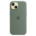 Apple silikonový kryt s MagSafe na iPhone 15 cyprišově zelená