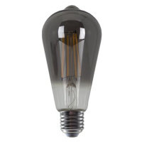 LED filament žárovka Smoky ST64 8 W/230 V/E27/1800 K/400 lm/360°