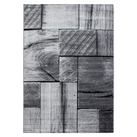 Ayyildiz koberce Kusový koberec Parma 9260 black Rozměry koberců: 80x150