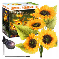 FLD-36-ŽLUTÁ | Zahradní solární lampa LED Sunflowers | 75 cm, 600 mAh