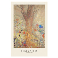 Obrazová reprodukce The Buddha (Vintage Spiritual Painting) - Odilon Redon, 26.7 × 40 cm