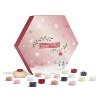 YANKEE CANDLE dárkový set svícen a čajové svíčky 18× 9,8 g