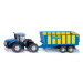 Siku Farmer - Traktor New Holland s přívěsem Joskin, 1:50