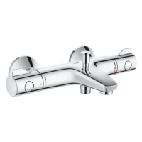 Termostatická vanová baterie Grohe Grohtherm 800 / mosaz / stříbrná Varianta: ivi1