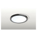 LED Stropní zápustné bodové svítidlo AZzardo Slim 15 Round 3000K IP44 black AZ2840 12W 1000lm 30