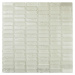 Skleněná mozaika Premium Mosaic bílá 30x30 cm lesk MOS4815CRWH