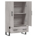 vidaXL Skříň highboard šedá sonoma 69,5 x 31 x 115 cm kompozitní dřevo