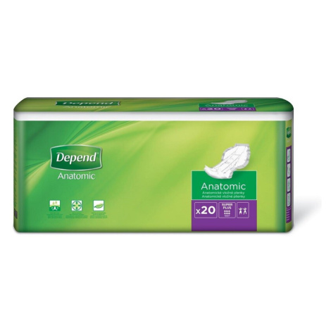 Depend Super Plus inkontinenční vložné pleny 20 ks Kimberly-Clark