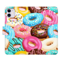 iSaprio flip pouzdro Donuts Pattern 02 pro iPhone 11