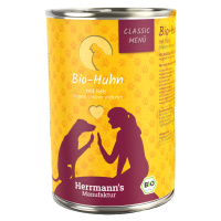Herrmann's Bio-Menu 12 x 400 g - výhodné balení - bio kuřecí s bio rýží
