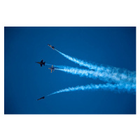 Fotografie Military aircraft in airshow, Walter Bibikow, 40 × 26.7 cm