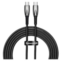 Kabel USB-C na USB-C Baseus Glimmer, 100 W, 2 m (černý)