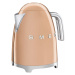 Rychlovarná konvice Smeg 50's style KLF03RGEU / 2400 W / 1,7 l / růžovozlatá