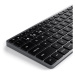 Satechi klávesnica Slim X1 Bluetooth Backlit Keyboard CZ - Space Gray, ST-BTSX1M-CZ Vesmírně šed