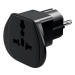 Goobay UK -> EU Power Adapter černý