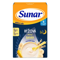 Sunar mléčná rýžová kaše na dobrou noc banánová 210 g