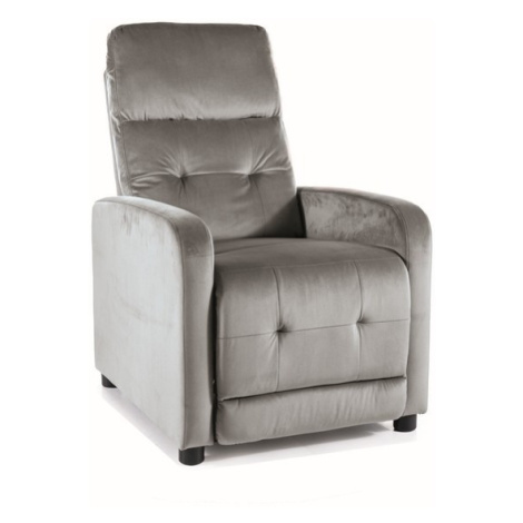 Signal Polohovací křeslo OTUS Velvet šedé