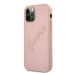 Guess GUHCP12MRSAVSRG hard silikonové pouzdro iPhone 12 / 12 Pro 6,1" pink Saffiano Vintage Scri