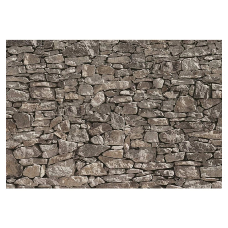 Komar Papírová fototapeta Sunny Decor kamenná zeď 368 x 254 cm 8 dílná