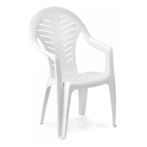 Plastová zahradní židle Oceán bílá FOR LIVING