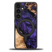 Pouzdro Bewood Unique na Samsung Galaxy S24 Plus Violet s MagSafe