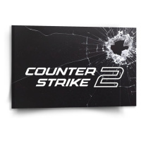 Sablio Obraz Counter Strike 2 Průstřel - 120x80 cm