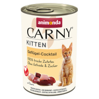 Animonda Carny Kitten 12 x 400 g - Drůbeží koktejl