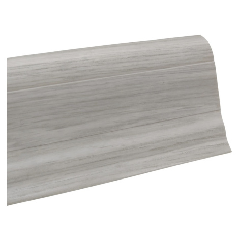 Döllken, Soklová podlahová lišta SLK50 W648 white oak 2,5 m, 2500x50x25 mm, šedá