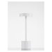 NOVA LUCE venkovní stolní lampa FUMO bílý hliník a akryl LED 2W 3000K 220-240V 163st. IP54 vypín