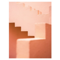 Ilustrace La Muralla Roja Pink, Raisa Zwart, 30 × 40 cm