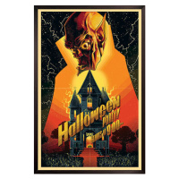 Ilustrace Halloween poster, Man_Half-tube, 26.7 × 40 cm