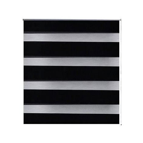 Roleta den a noc \ Zebra \ Twinroll 60x120 cm černá SHUMEE