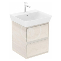 IDEAL STANDARD Connect Air Skříňka pod umyvadlo CUBE 500 mm, světlé dřevo/matný světle hnědý lak