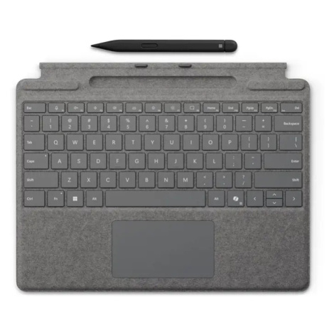 Microsoft Surface Pro Keyboard + Slim Pen 2 Bundle (Platinum), CZ&amp;SK
