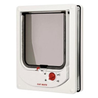 Kerbl Cat Mate 4-way Cat-Flap, magnetická bílá