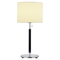 HELL Stolní lampa Pull, textilní stínidlo, 53 cm