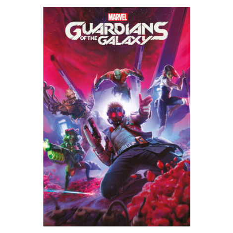 Plakát 61x91,5cm – Guardins of the Galaxy - Video Game Europosters