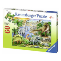 Ravensburger Puzzle - Prehistorický život 60 dílků