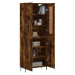 vidaXL Skříň highboard kouřový dub 69,5 x 34 x 180 cm kompozitní dřevo