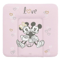 CEBA Podložka přebalovací měkká na komodu 75x72 Disney Minnie & Mickey Pink