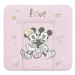 CEBA Podložka přebalovací měkká na komodu 75x72 Disney Minnie & Mickey Pink