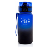 Zdravá láhev na vodu Aqua Pure 400ml modro-černá