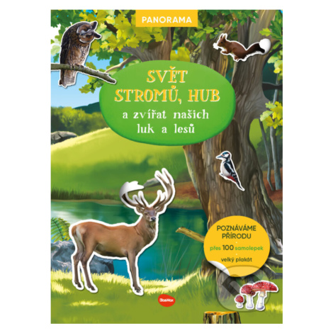 Svět stromů, hub a zvířat našich luk a lesů (Knížka s plakátem a samolepkami) - kniha z kategori Ella & Max